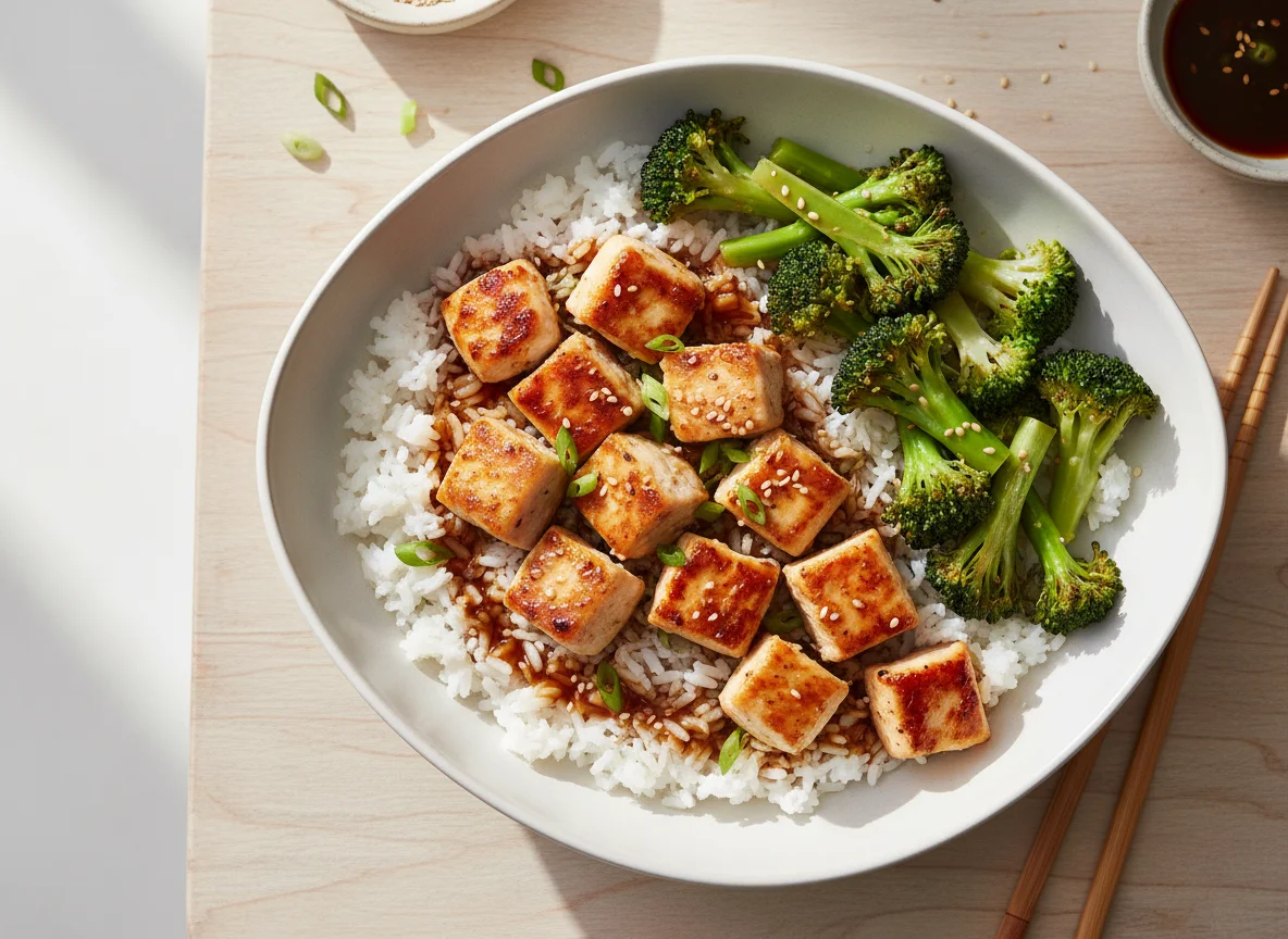 Chicken, Broccoli and Rice Bowl photo