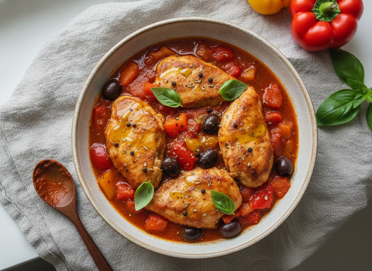 Chicken Cacciatore with Peppers photo