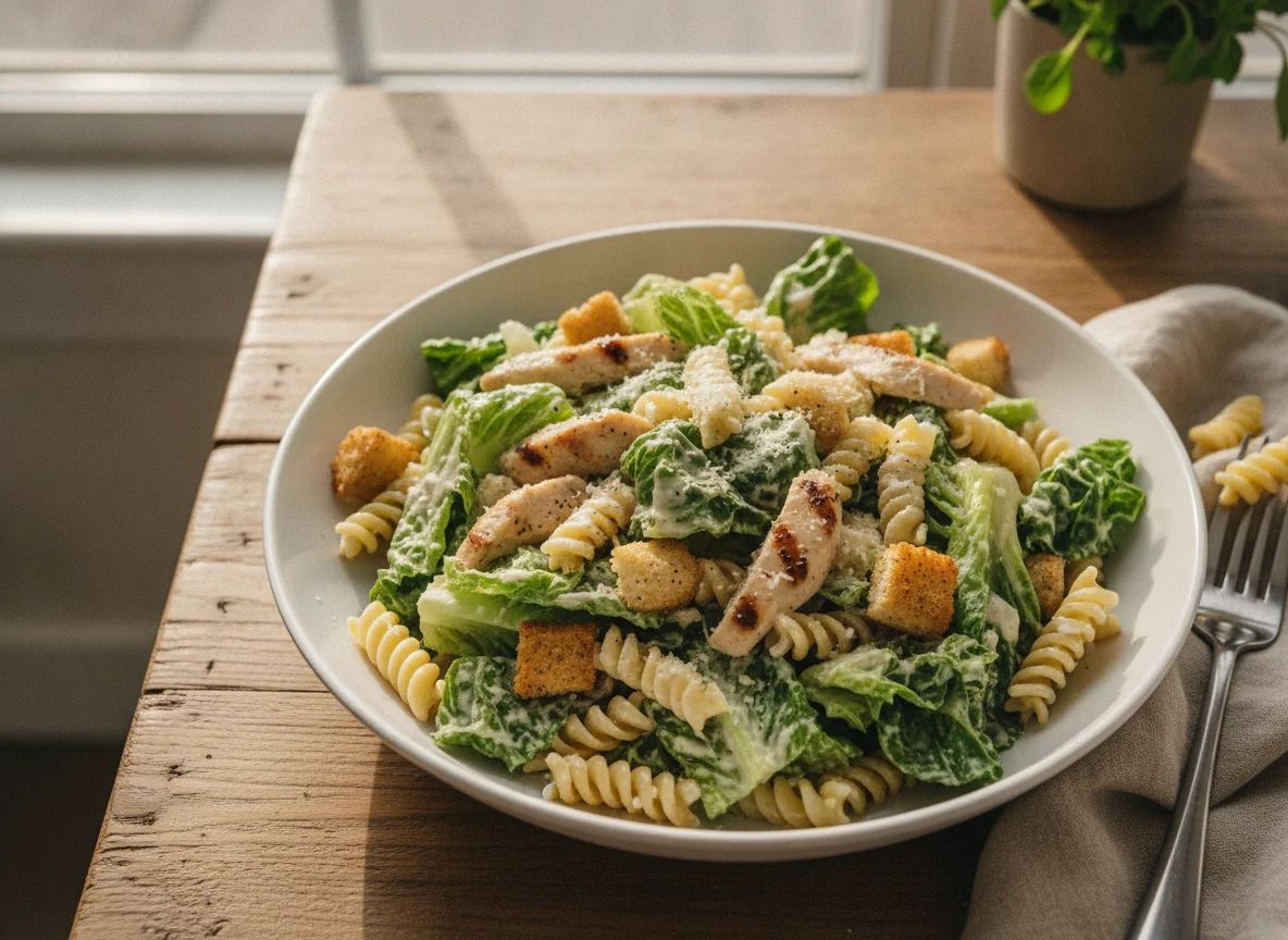 Chicken Caesar Pasta Salad photo
