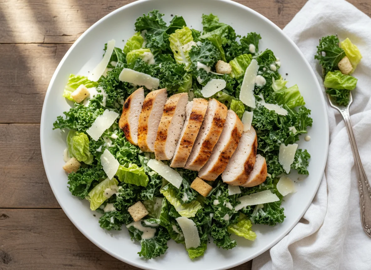 Chicken Caesar Salad with Kale photo
