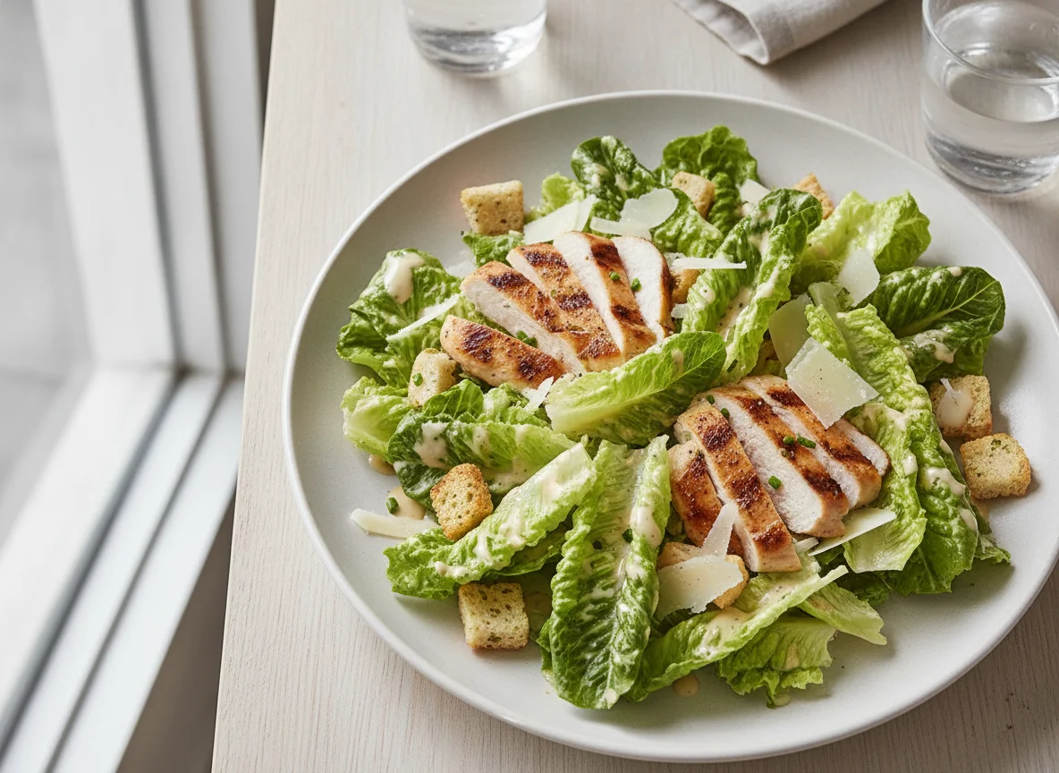 Chicken Caesar Salad with Romaine photo