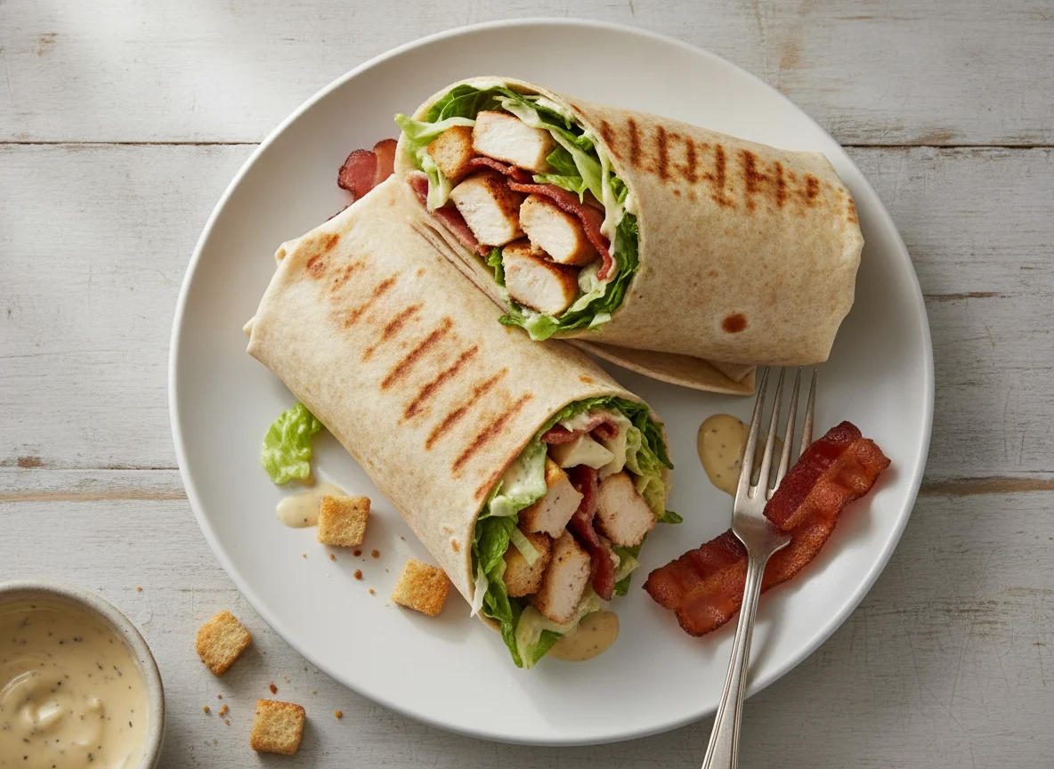 Chicken Caesar Wrap with Bacon photo