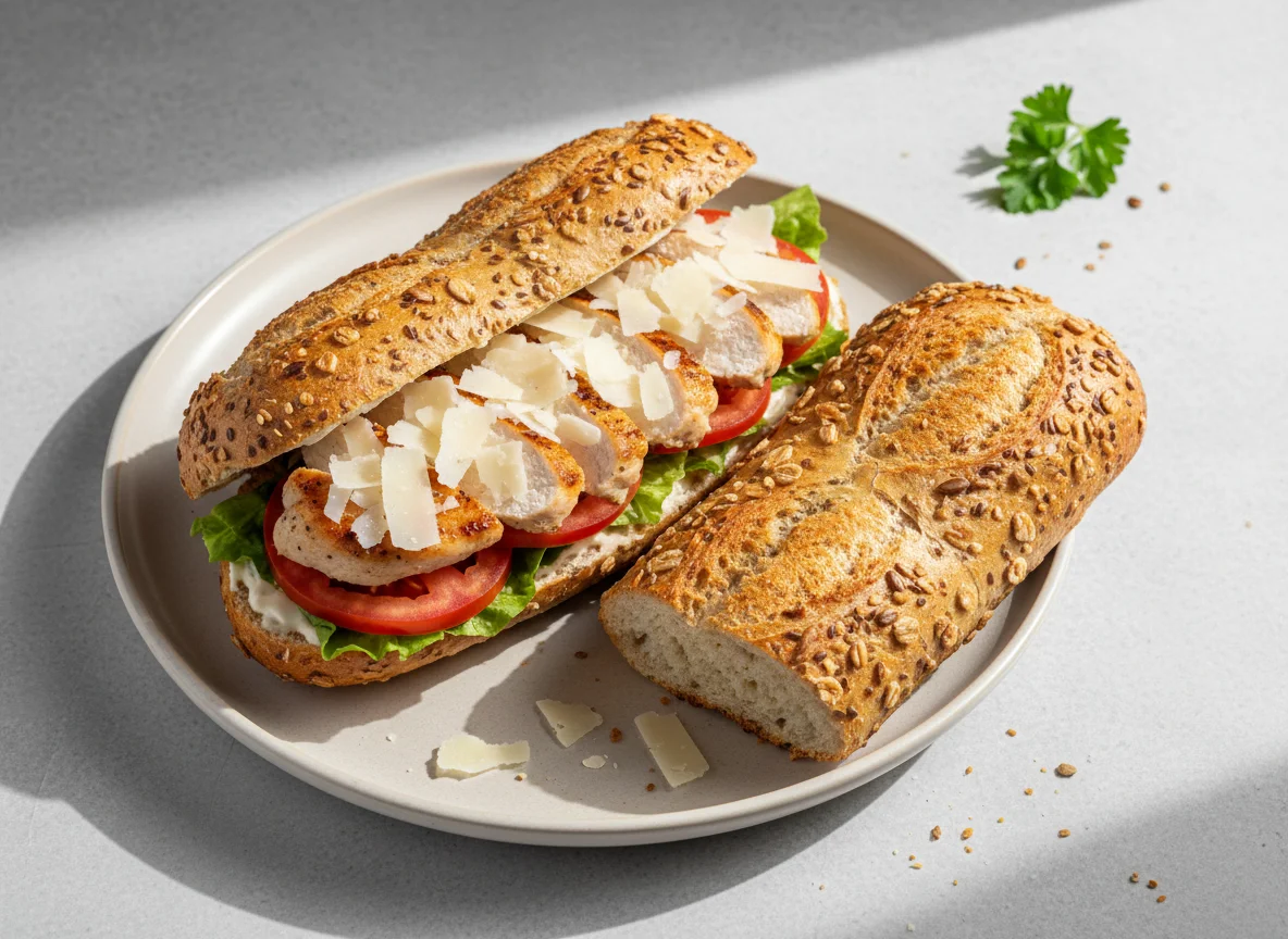 Chicken Cereal Baguette photo