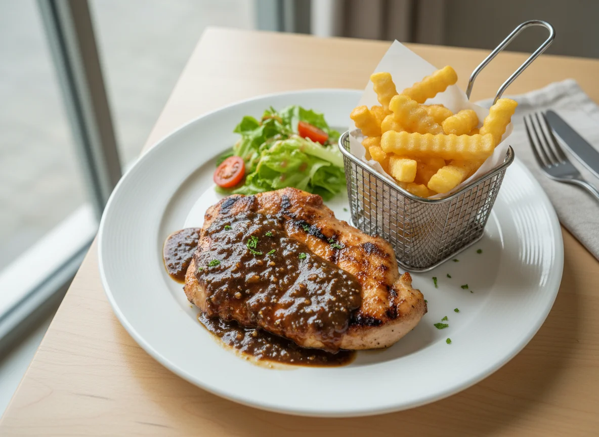 Chicken Chop with Fries photo