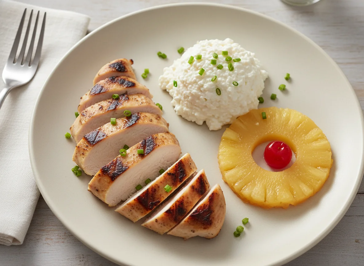 Chicken, Cottage Cheese, and Pineapple photo