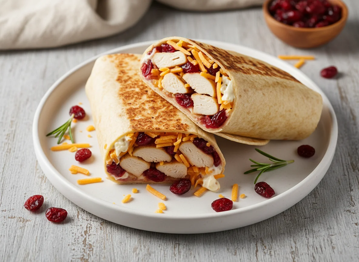 Chicken Cranberry Cheddar Wrap photo