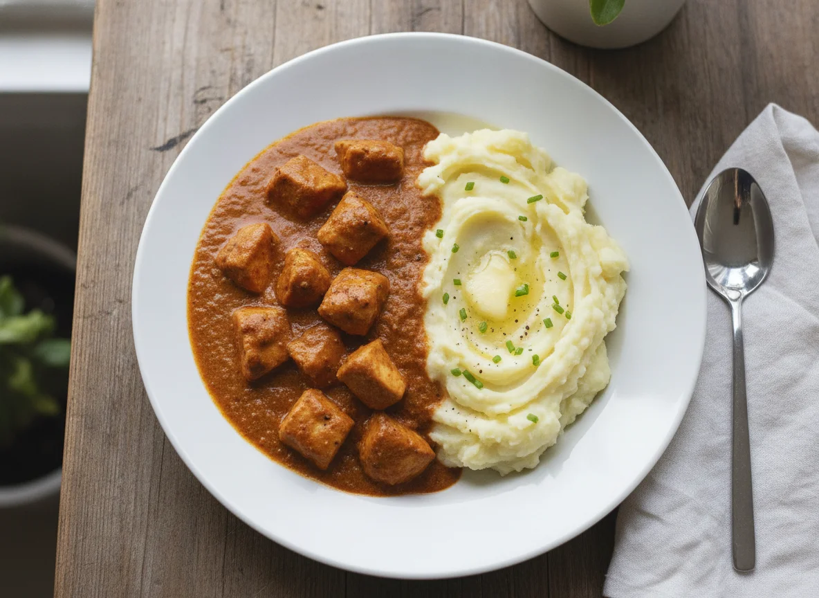 Chicken Curry with Mashed Potatoes photo