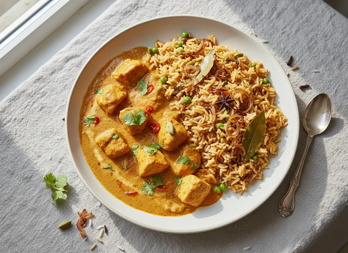 Chicken Curry with Pilau Rice photo