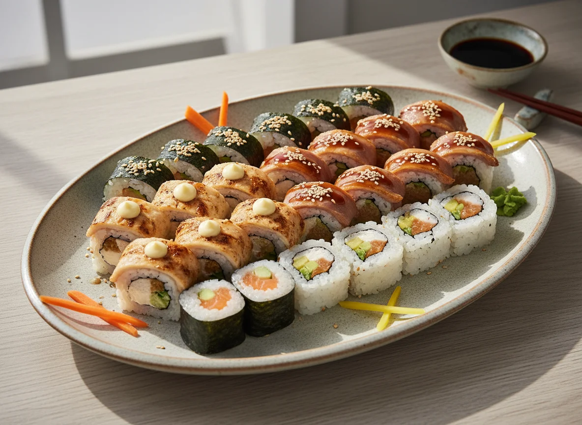 Chicken & Duck Sushi XL Selection photo