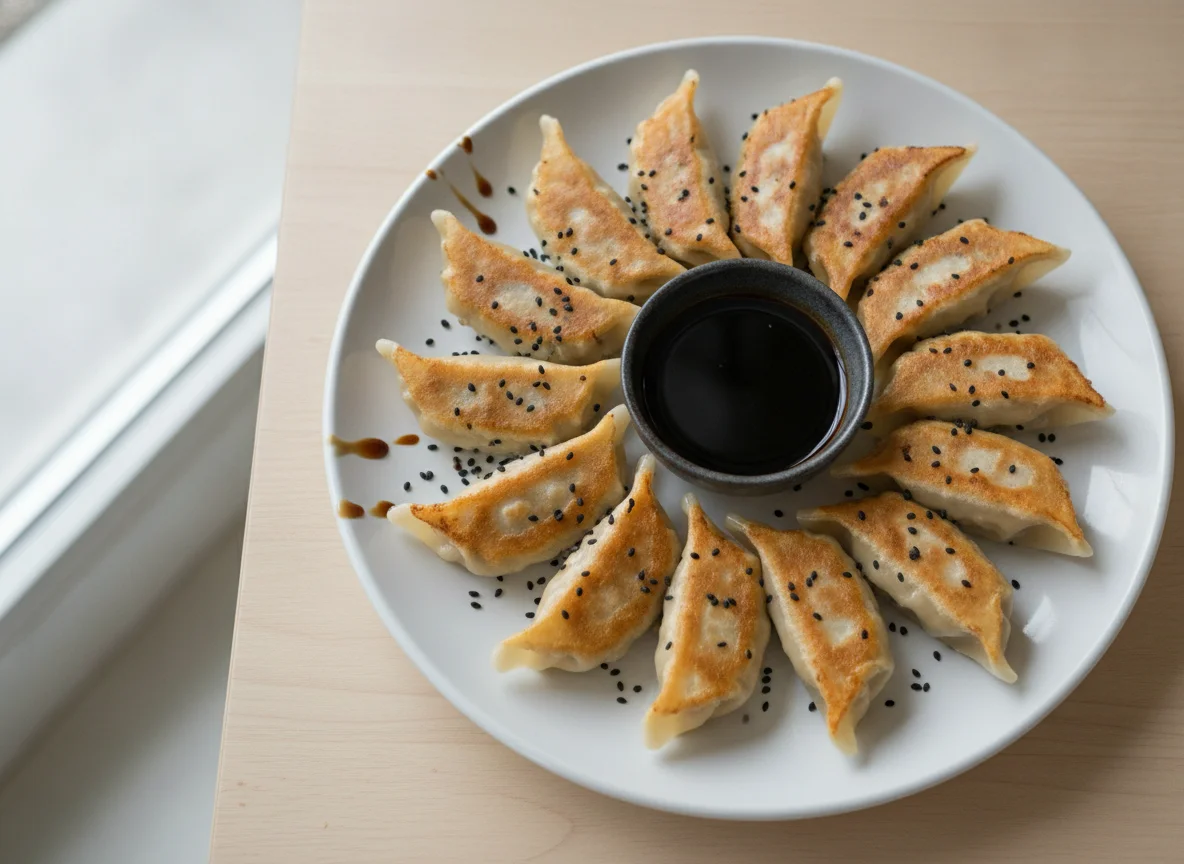 Chicken dumplings photo