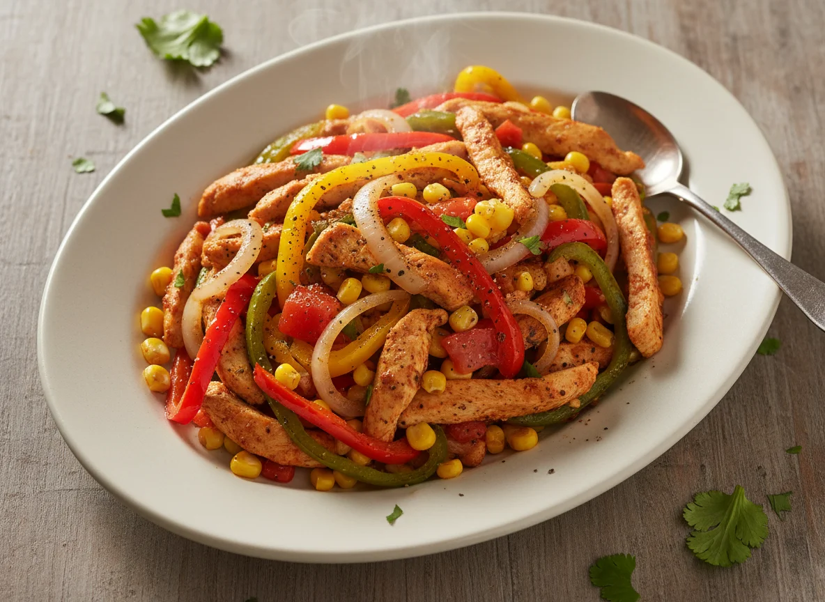 Chicken Fajita Wrap Filling photo