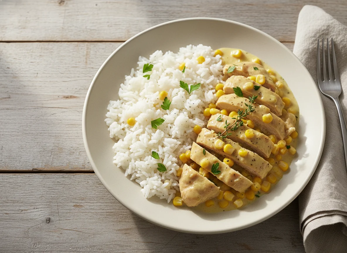 Chicken Fricassee with Rice photo