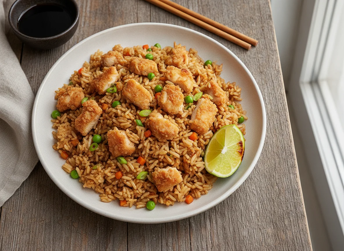Chicken Fried Rice with Lime photo