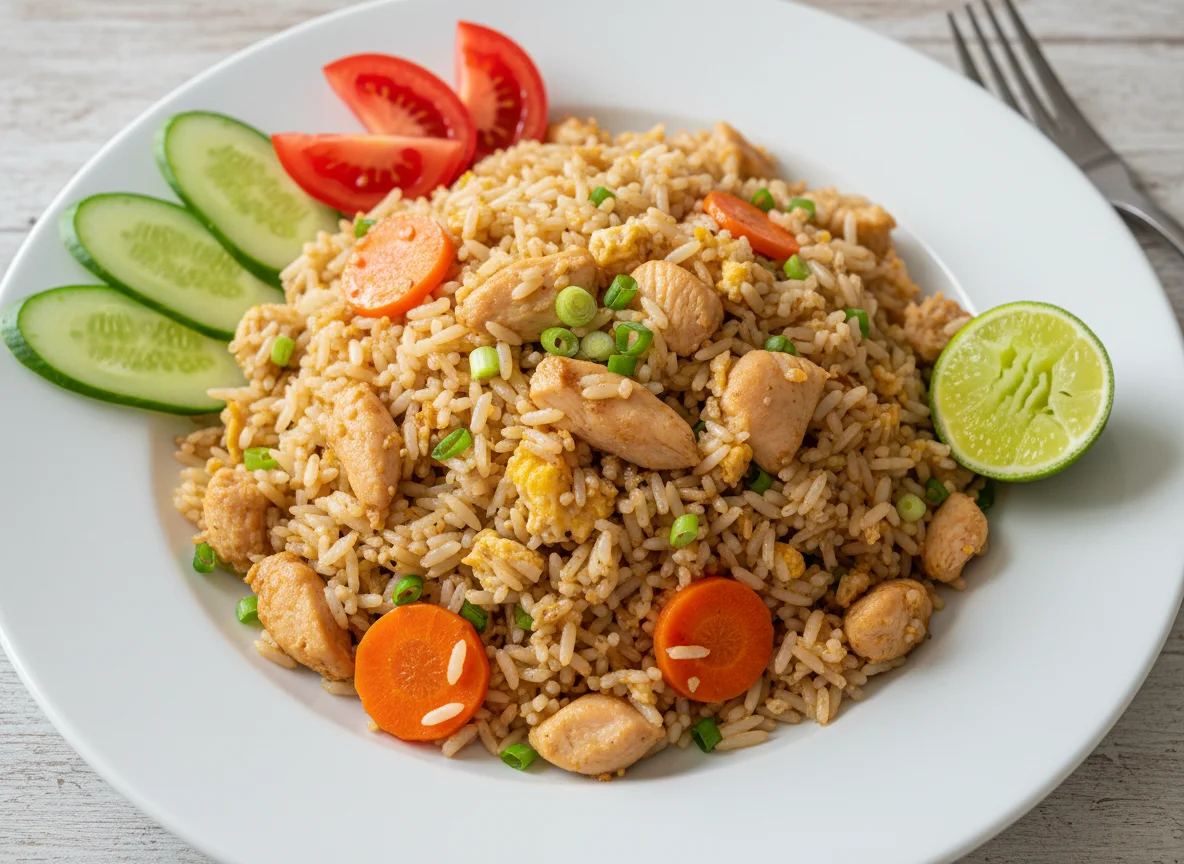 Chicken Fried Rice with Vegetables photo