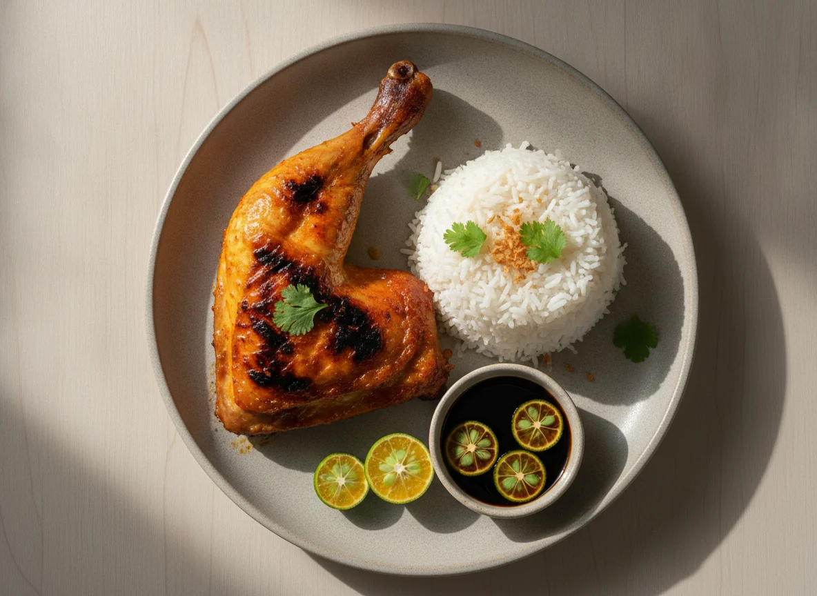 Chicken Inasal with White Rice photo