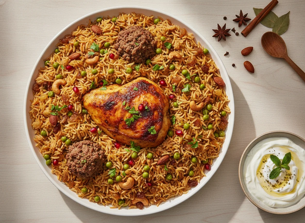 Chicken Kabsa with Yogurt photo