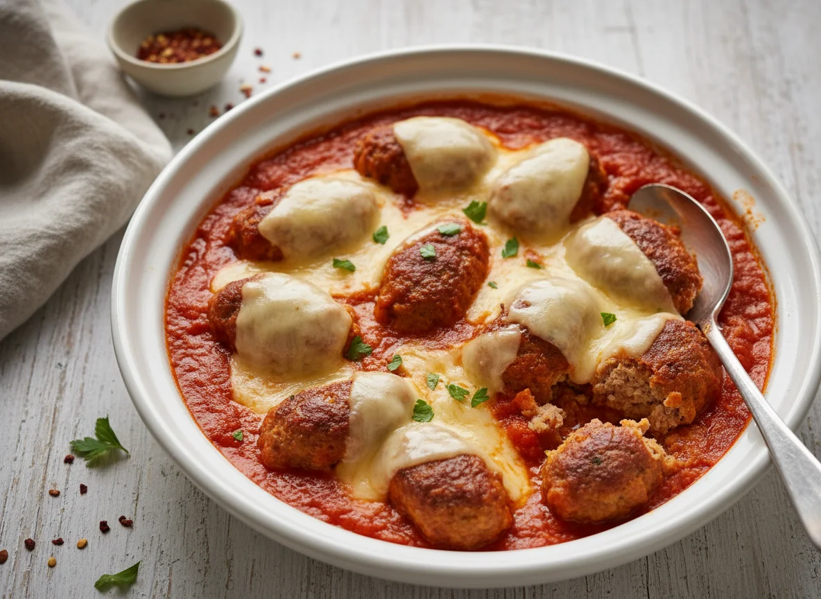 Chicken Kofta Tagine with Cheese photo