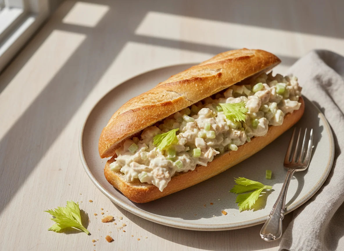 Chicken Mayonnaise Baguette photo