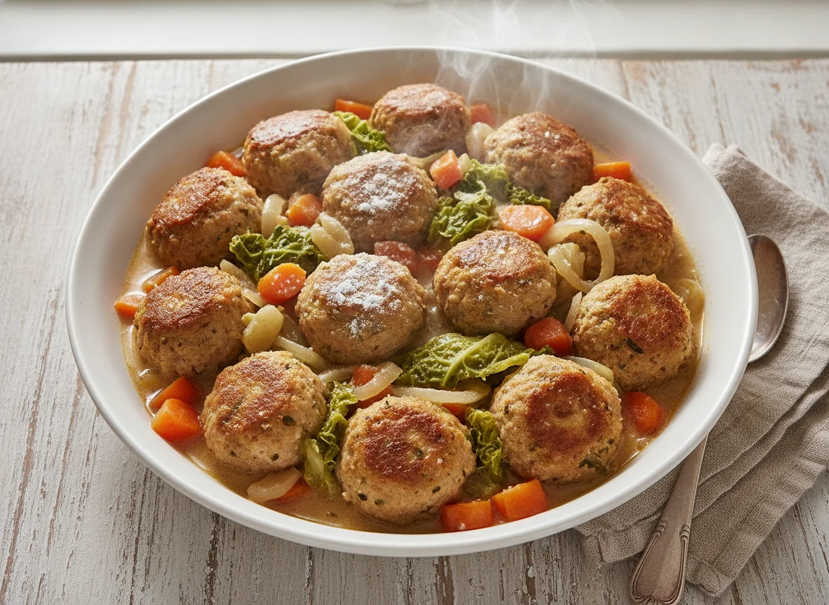 Chicken Meatball Stew photo