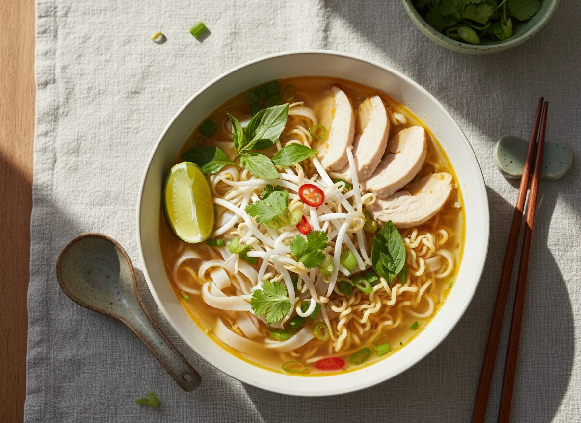 Chicken Noodle Soup (Pho style) photo
