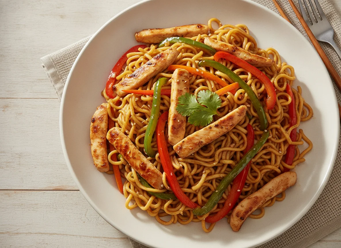 Chicken Noodle Stir Fry photo