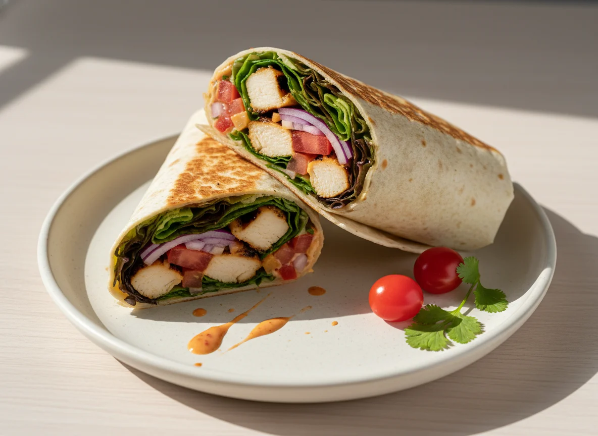 Chicken or Beef Wrap photo