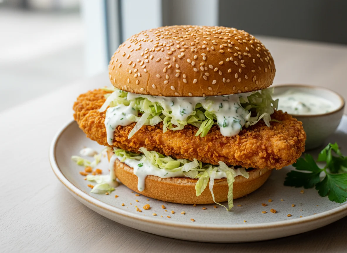 Chicken or Fish Burger photo