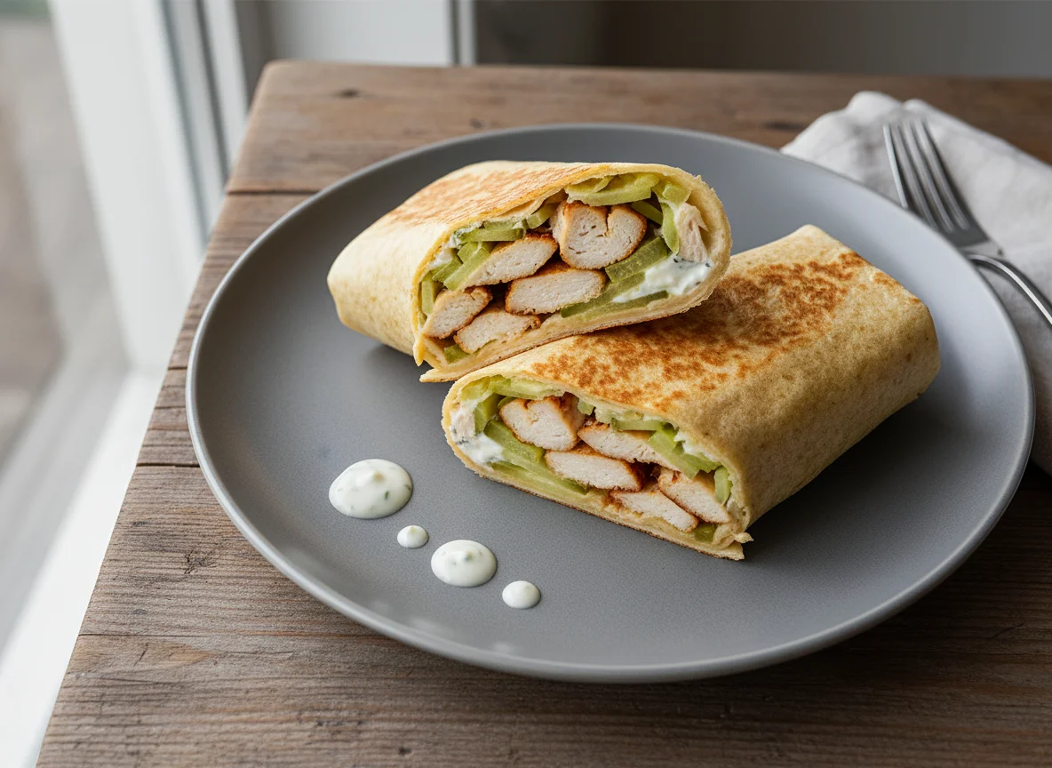 Chicken or Pork Wrap photo