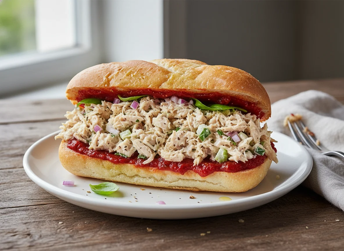 Chicken or Tuna Salad Sandwich photo