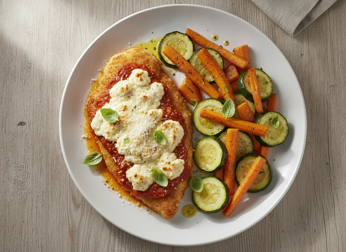 Chicken Parm with Vegetable Medley photo