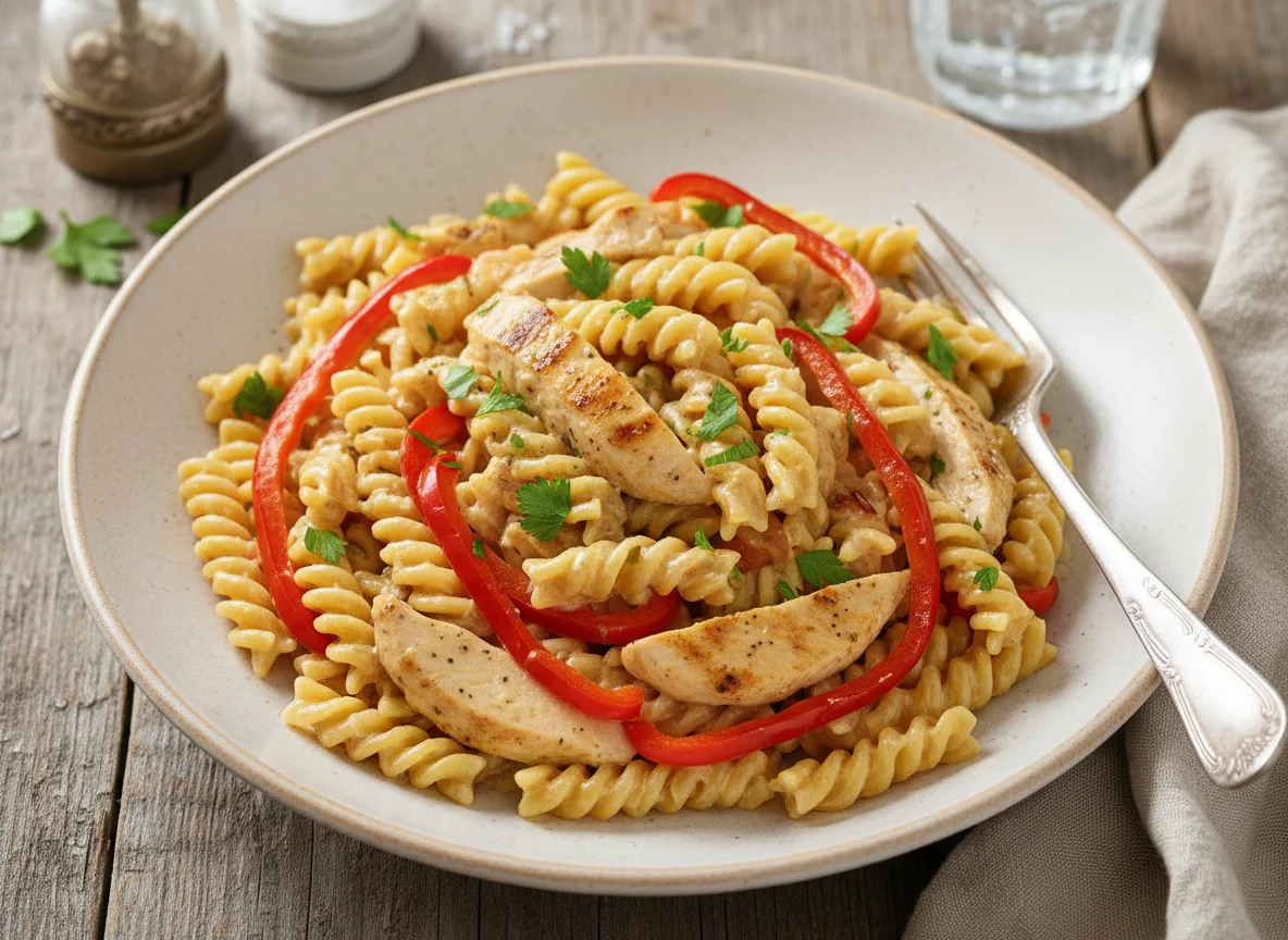 Chicken Pasta with Cream Sauce photo