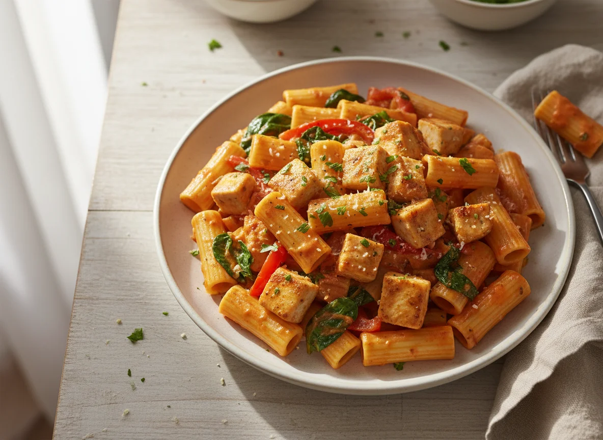 Chicken Pasta with Creamy Tomato Sauce photo