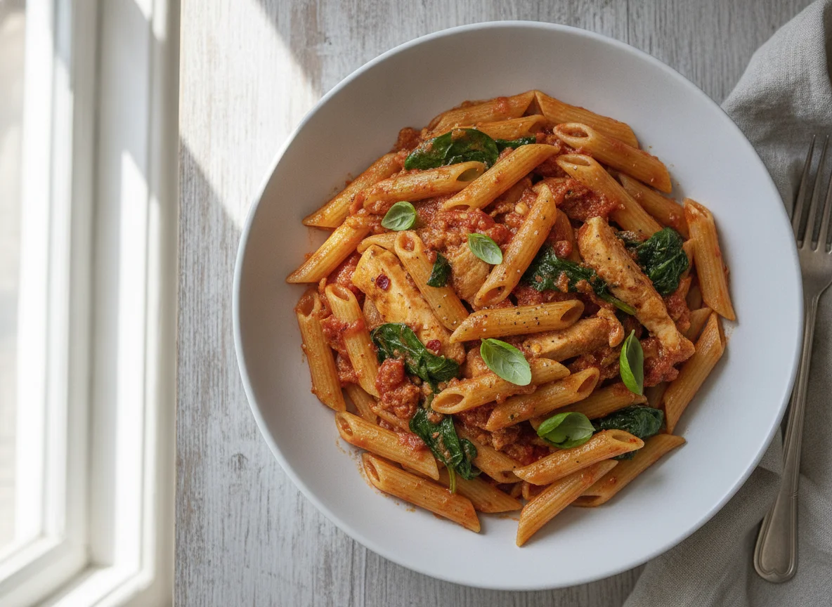 Chicken Penne Arrabbiata photo