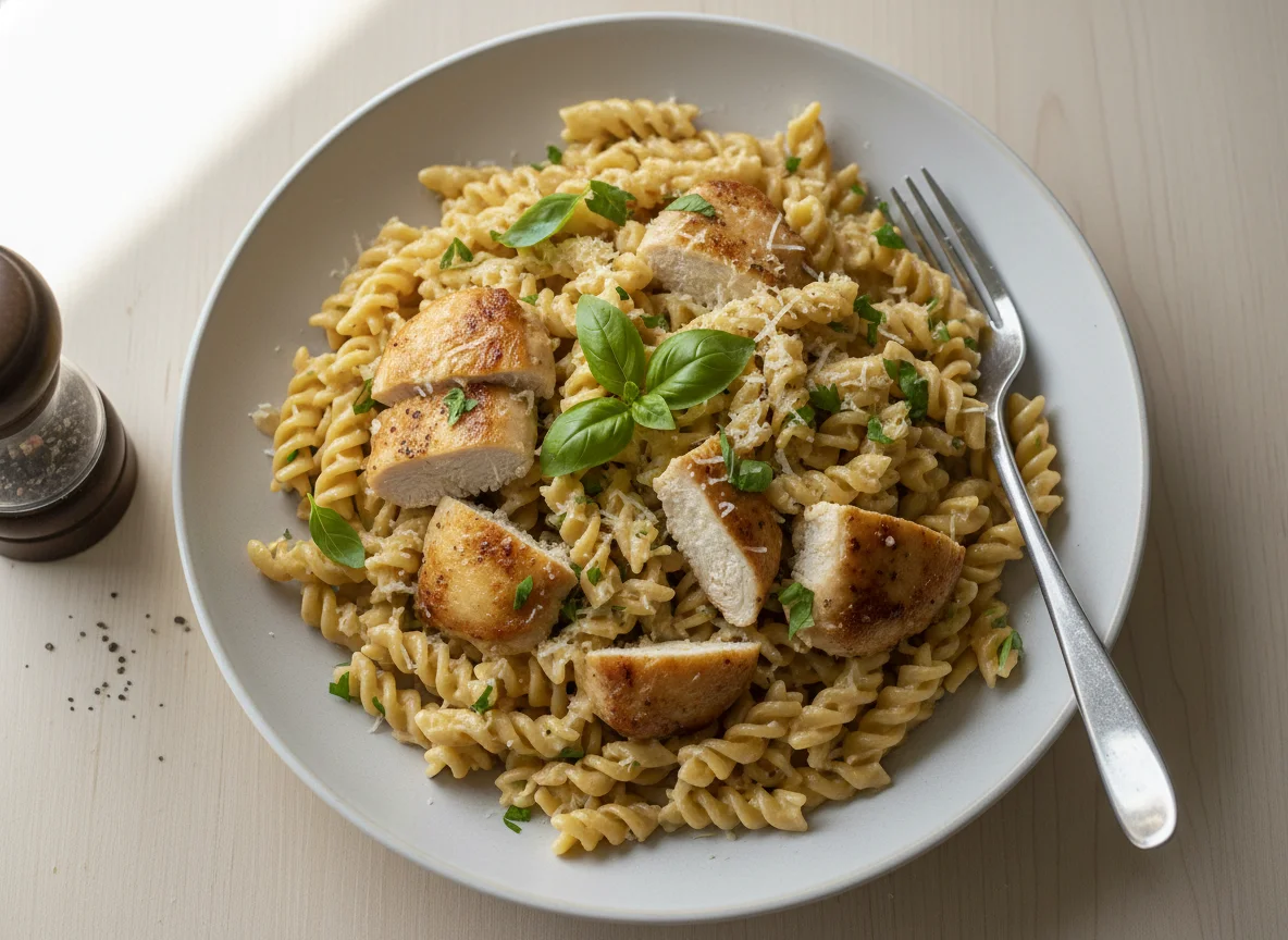 Chicken Penne Pasta with Cream Sauce photo