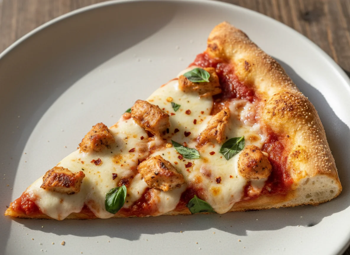 Chicken Pizza Slice photo