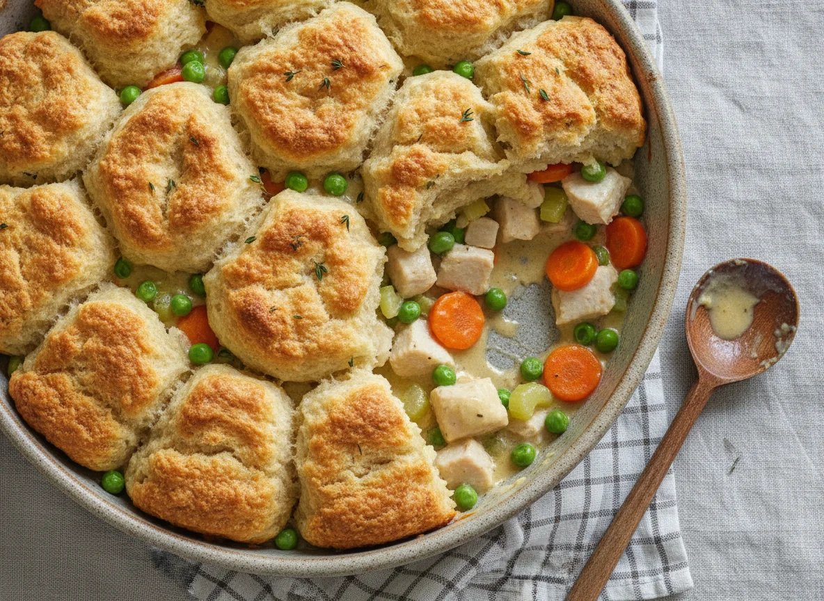 Chicken Pot Pie with Biscuit Topping photo