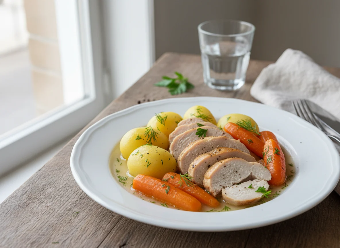 Chicken, Potatoes and Carrots photo