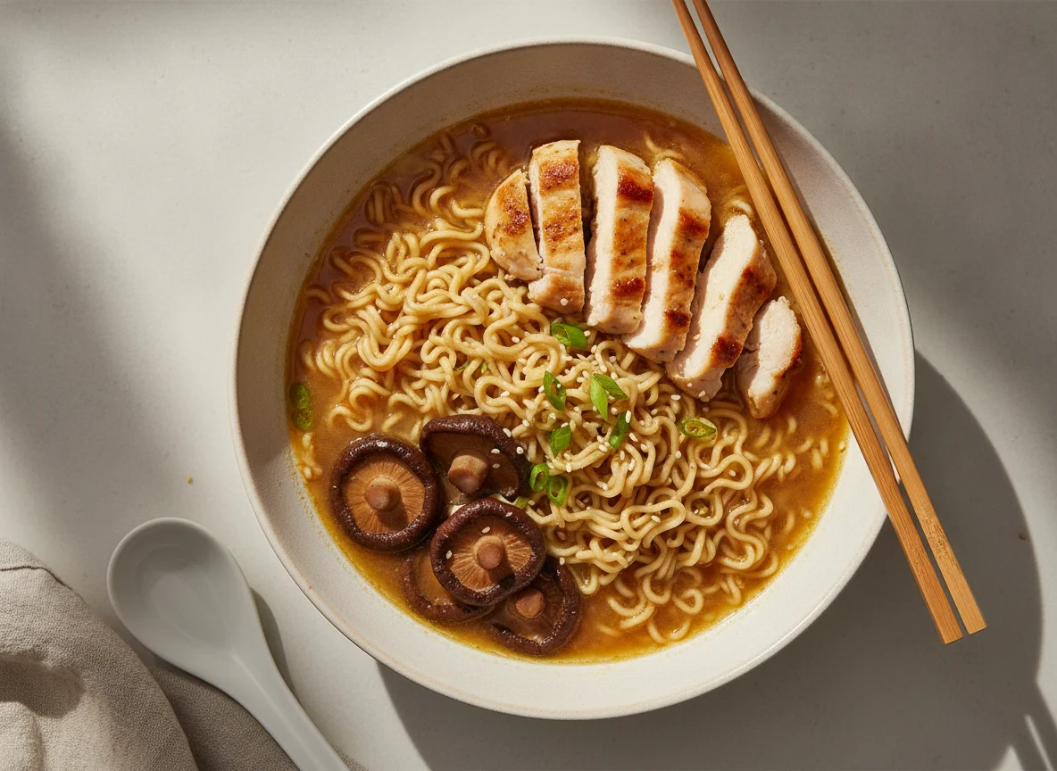 Chicken Ramen Noodles photo
