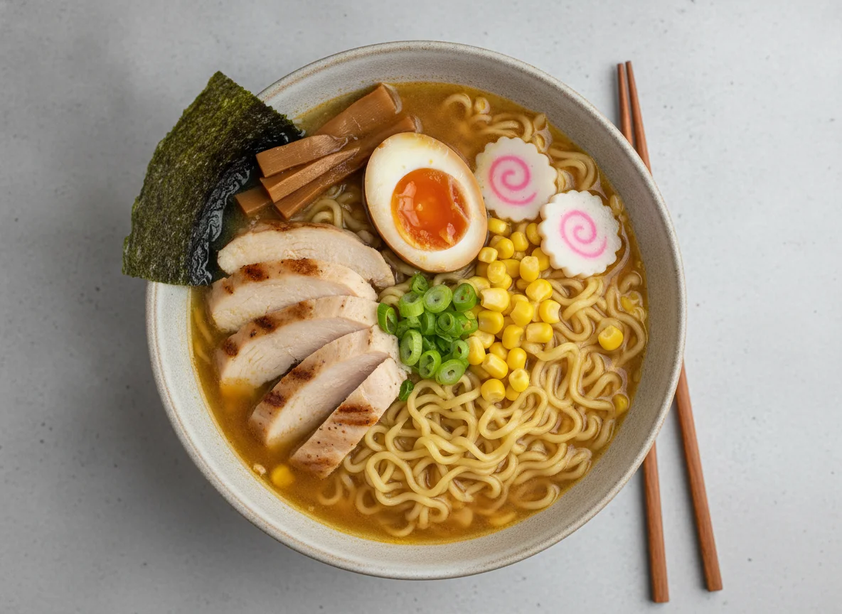 Chicken Ramen with Ajitama Egg photo