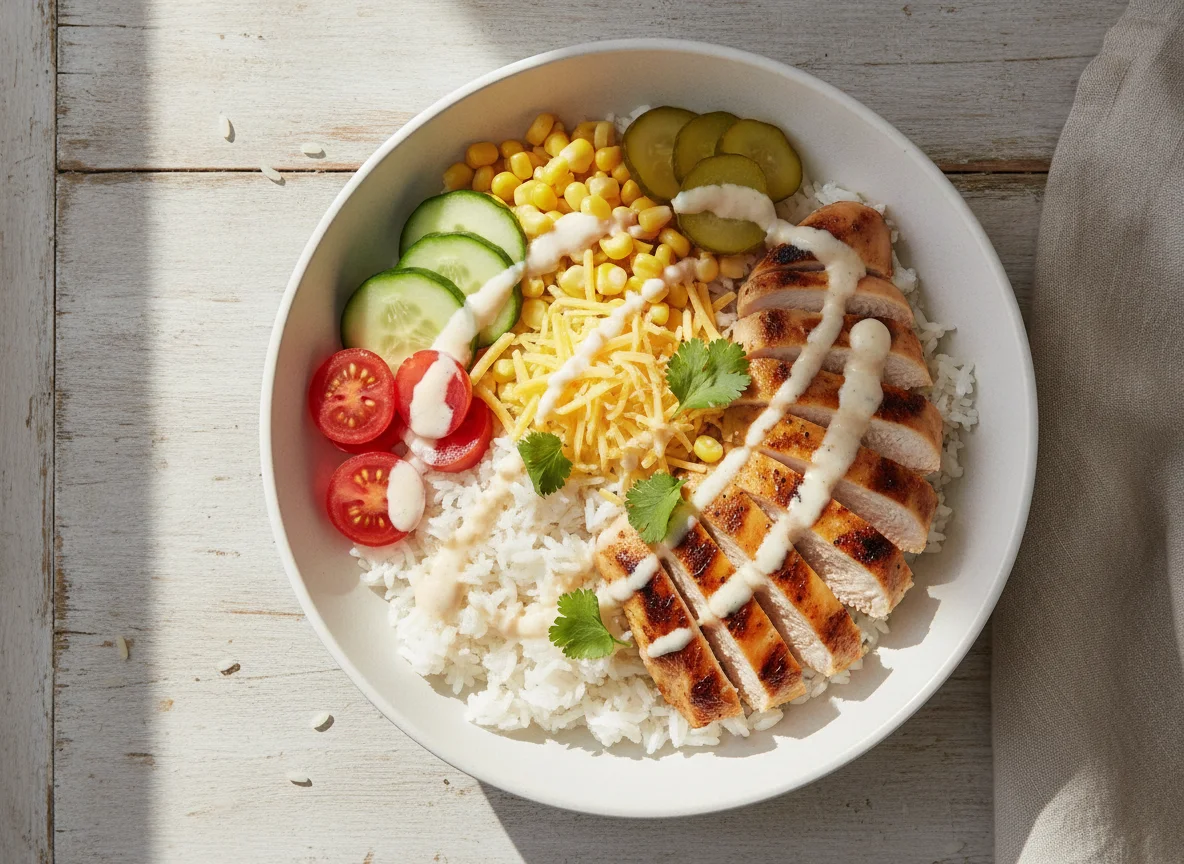 Chicken Rice Bowl with Vegetables photo