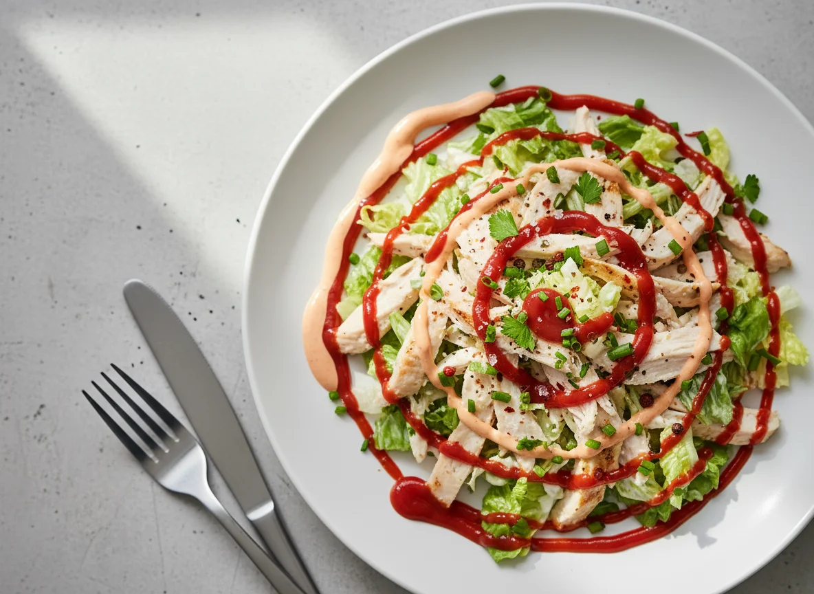 Chicken Salad with Mayonnaise and Ketchup photo