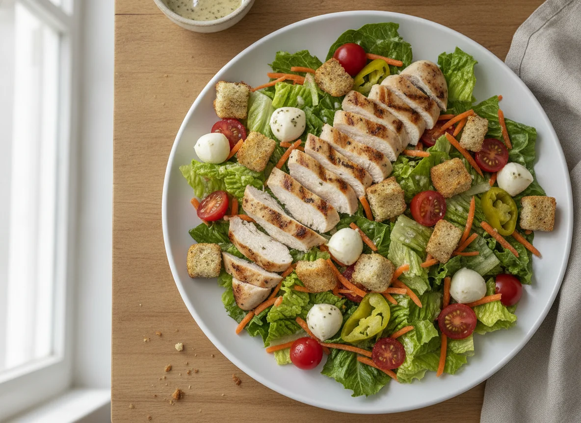 Chicken Salad with Toppings photo