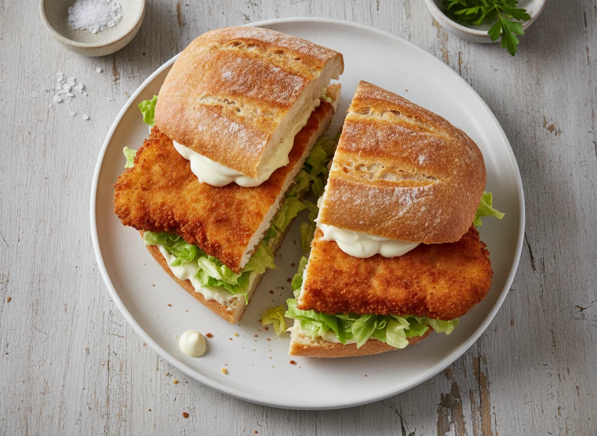 Chicken Schnitzel Sandwich photo