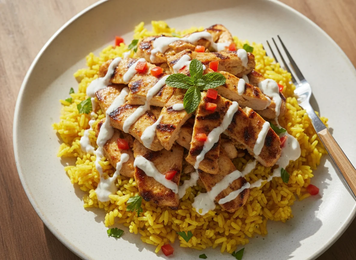 Chicken Shawarma on Rice photo