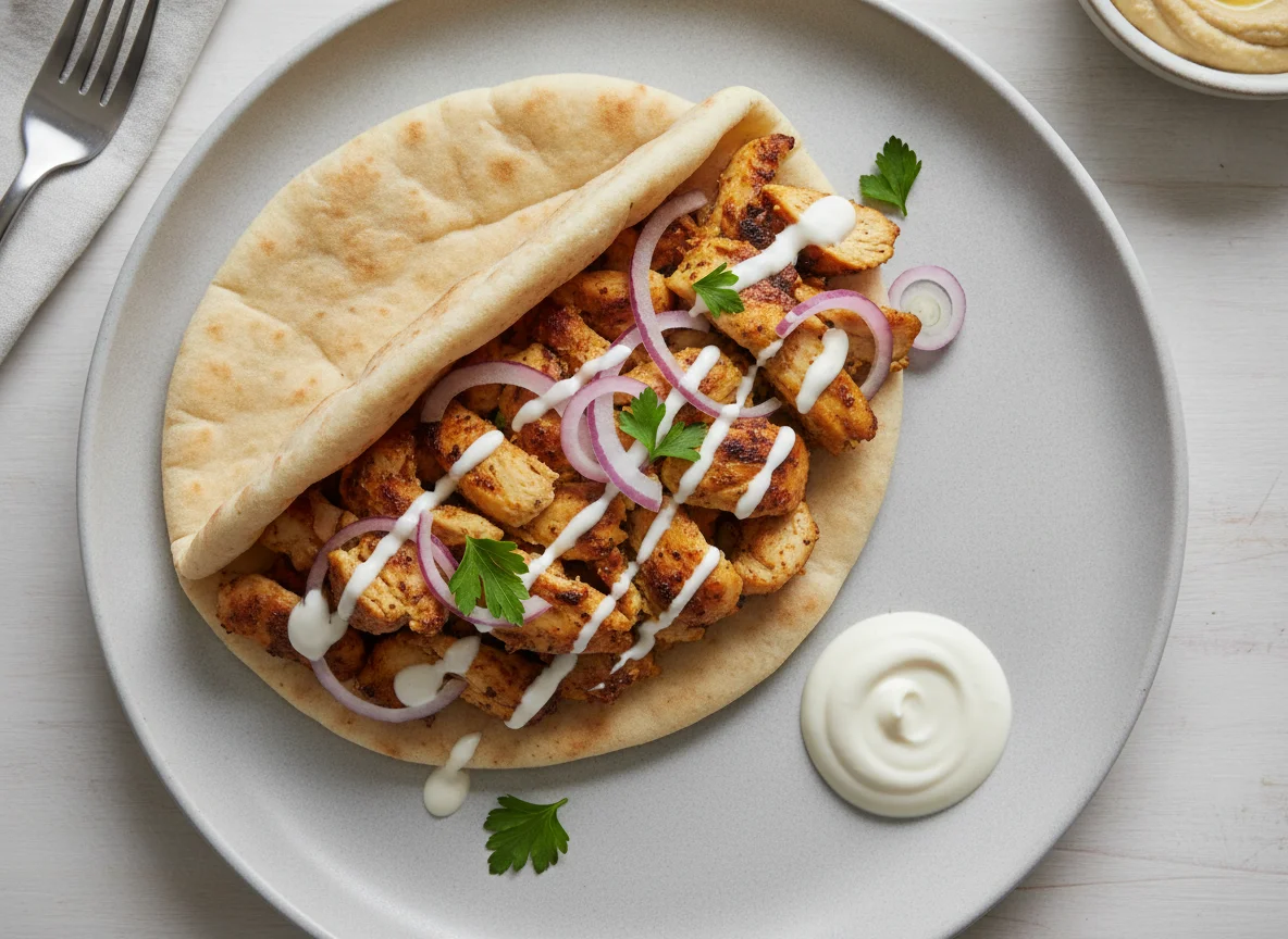 Chicken Shawarma Pita photo