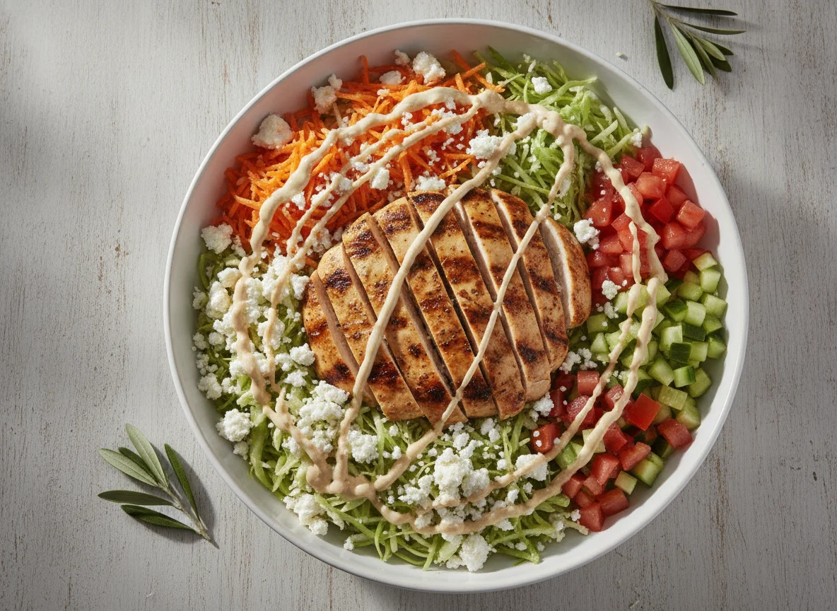 Chicken Shawarma Salad Bowl photo
