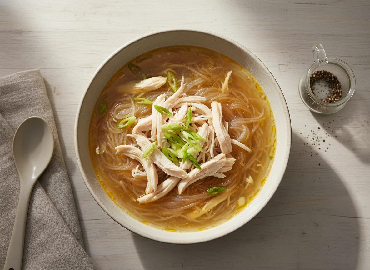Chicken Sotanghon Soup photo