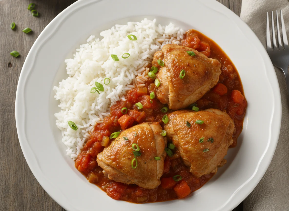 Chicken Stew with Rice photo