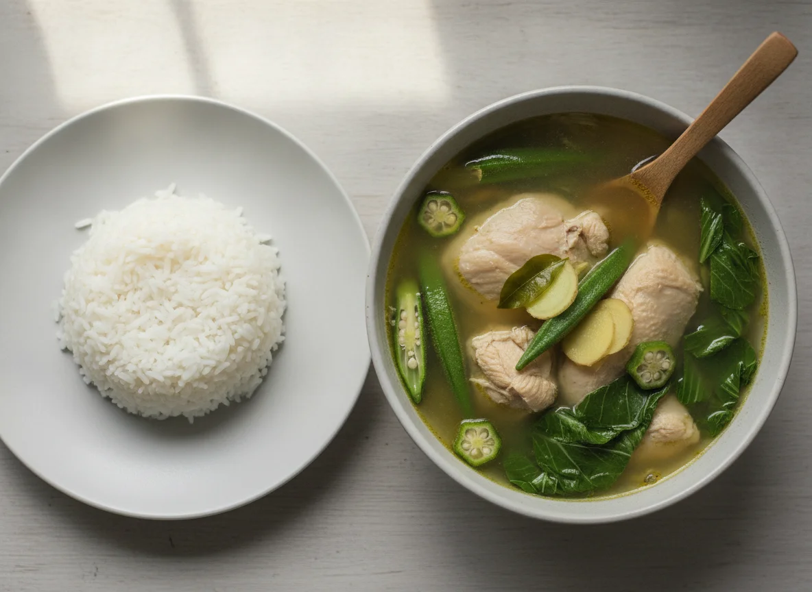 Chicken Tinola with White Rice photo
