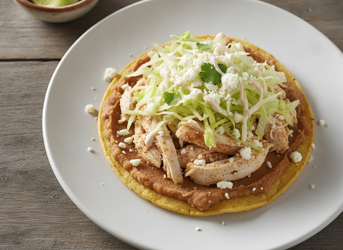 Chicken Tostada photo